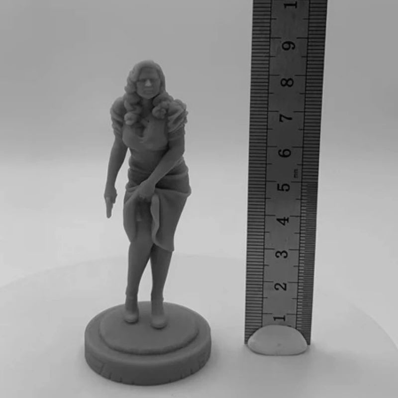 75mm Agent Carter Retro Female, Resin Model Figure Kit, Unassembled and Unpainted