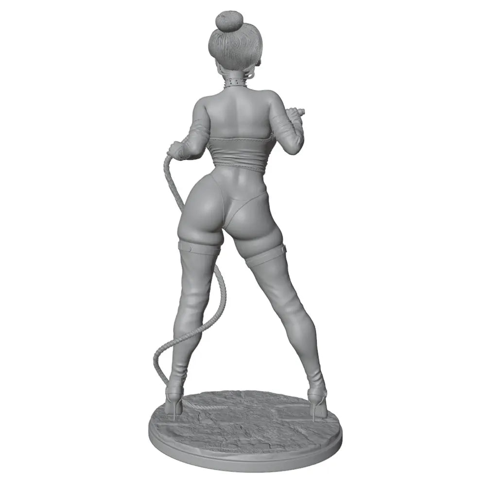 75mm Female Fantasy Warrior with Whip, Resin Model Figure Kit, Fantasy Theme, Unassembled and Unpainted