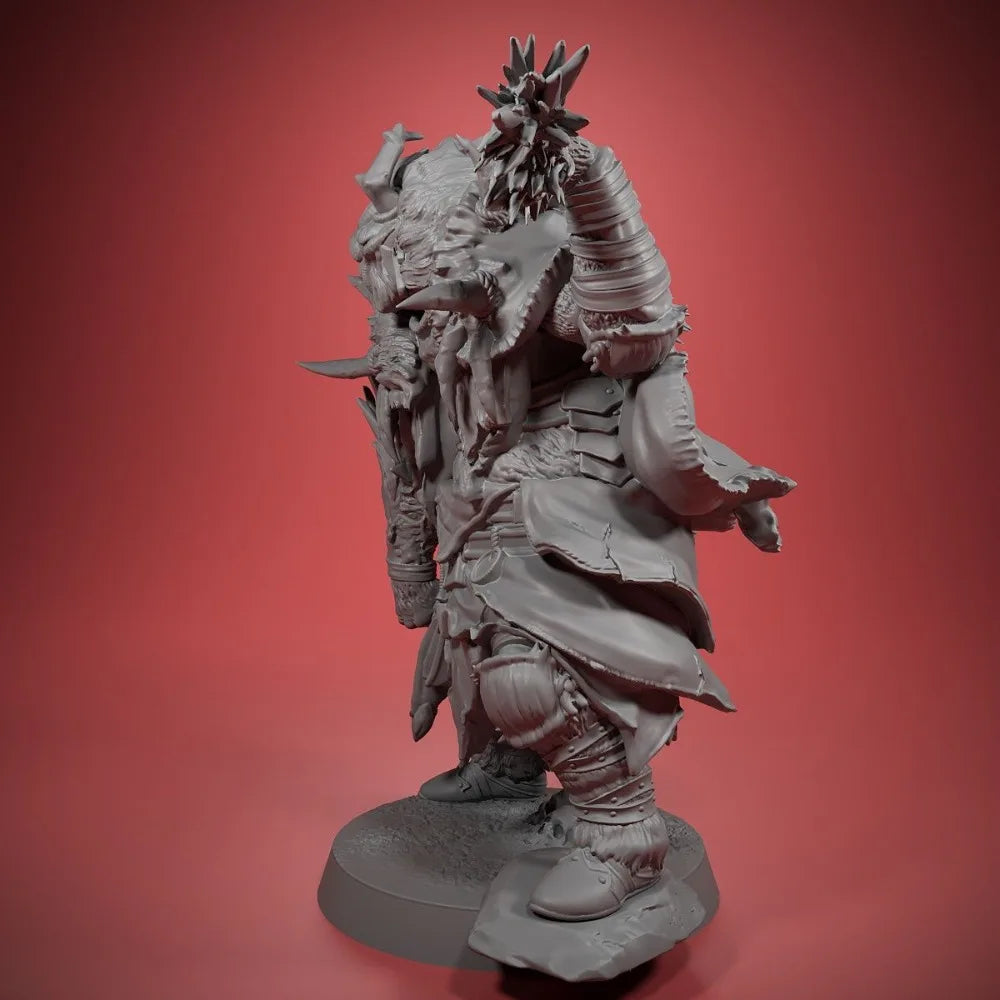 Chaos Warrior, Resin Model Figure Kit, Fantasy Theme, Unassembled and Unpainted