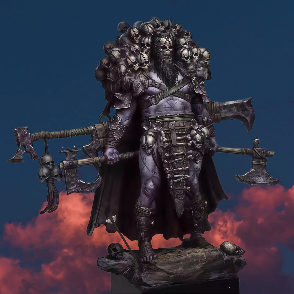 1/24 Skeleton King Warrior, Resin Model Figure Kit, Fantasy Theme, Unassembled and Unpainted