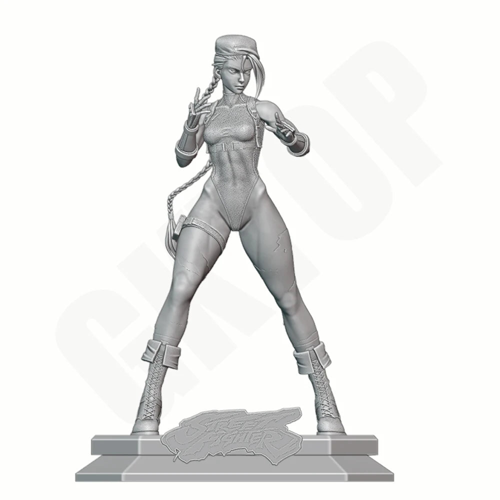 1/24 Female Combat Warrior, Resin Model Figure Kit, Fantasy Theme, Unassembled and Unpainted