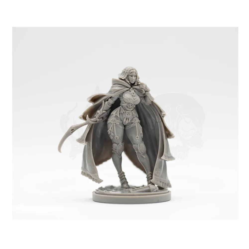 Dark Fantasy Warrior in Ornate Robes, Resin Model Figure Kit, Fantasy Theme, Unassembled and Unpainted