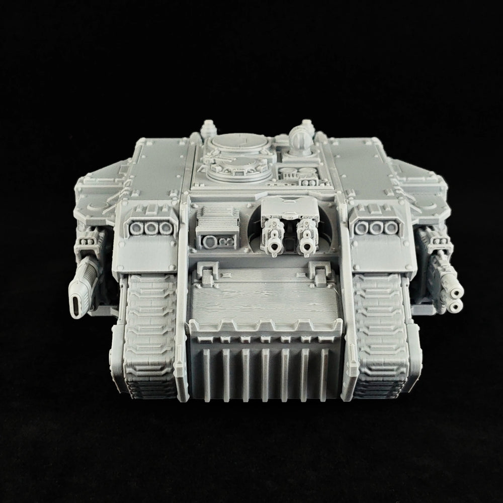 28mm Battle Tank, Resin Model Vehicle Kit, Sci-Fi Theme, Unassembled and Unpainted