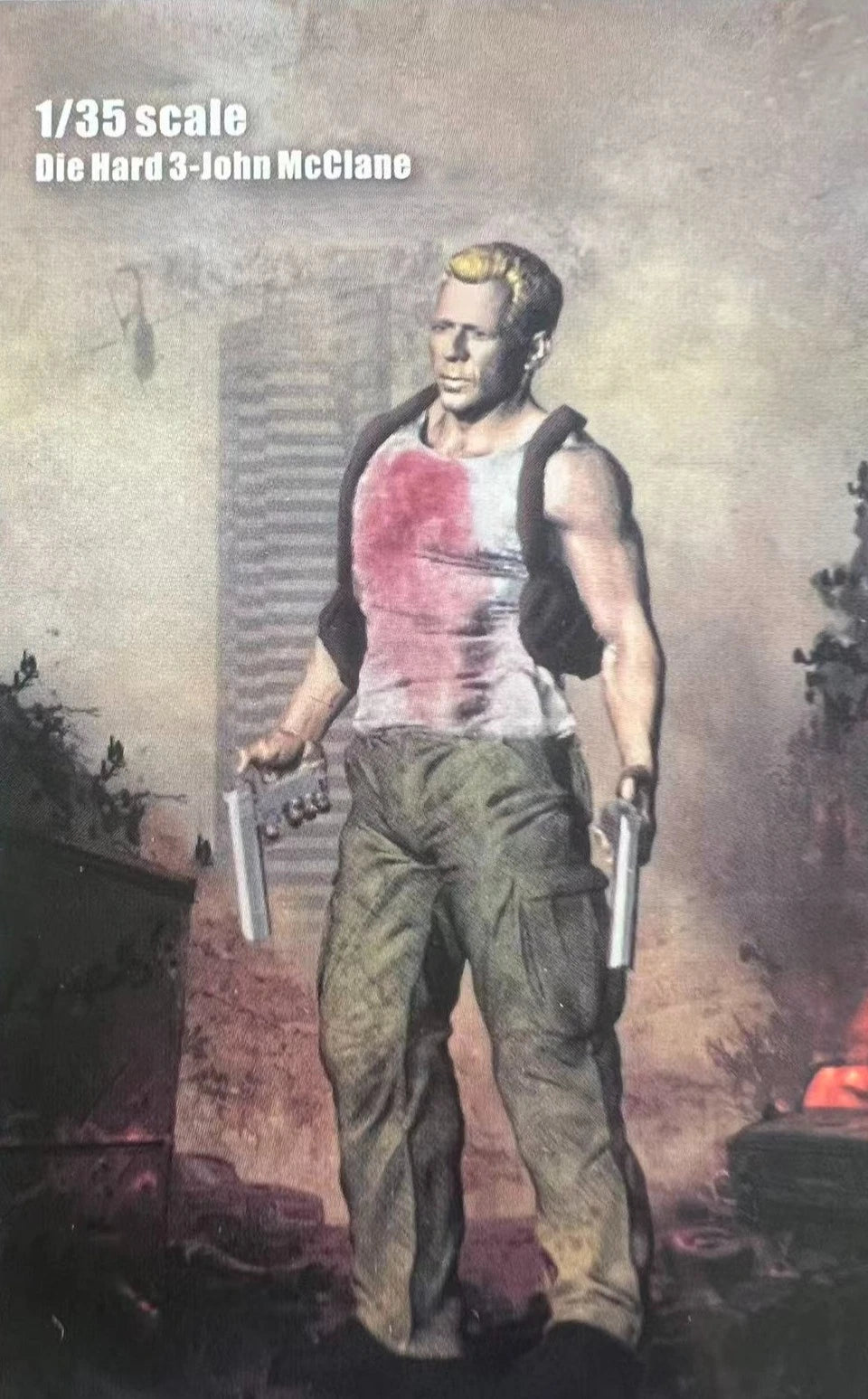 1/35 Modern John McClane, Resin Model Figure Kit, Unassembled and Unpainted