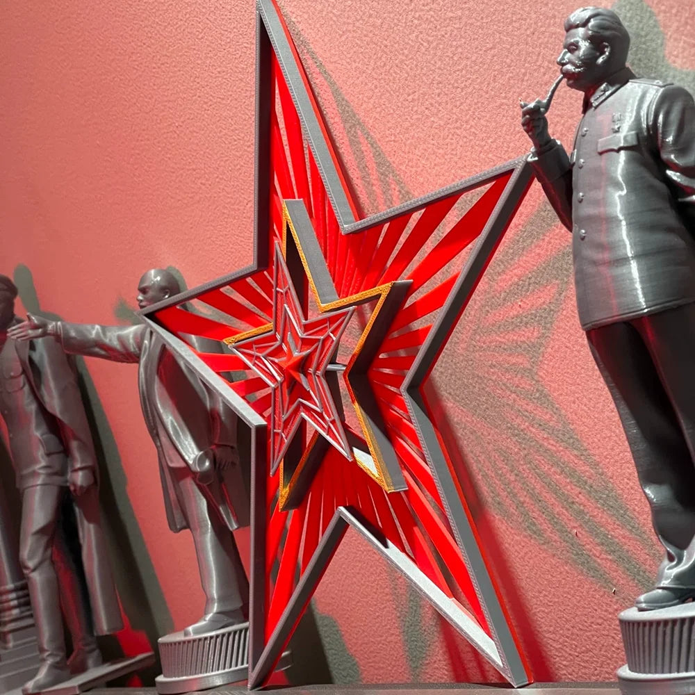235mm Cold War Soviet Red Star, Resin Model Accessory Kit, Unpainted
