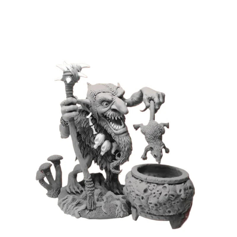 54mm Forest Goblins, 3 Figures, Resin Model Figure Kit, Fantasy Theme, Unassembled and Unpainted