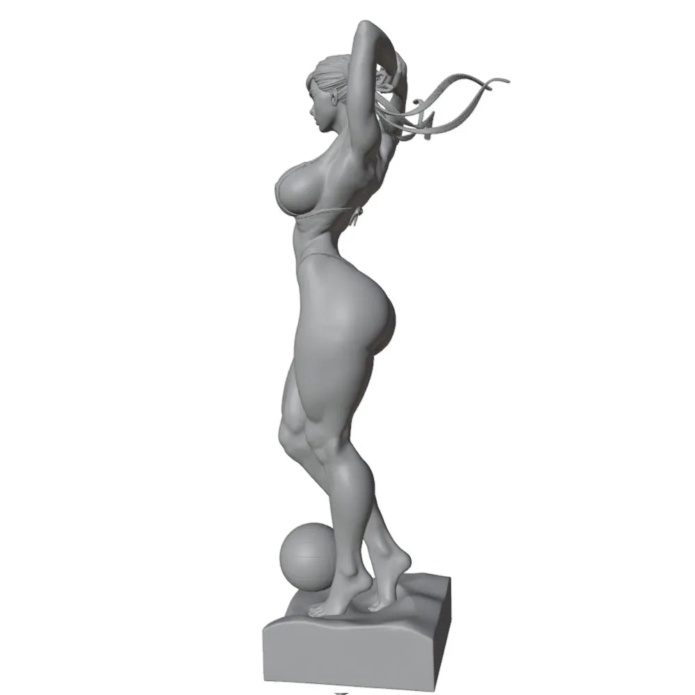 1/24 1/24 Pin-Up Girl, Resin Model Figure Kit, Unassembled and Unpainted