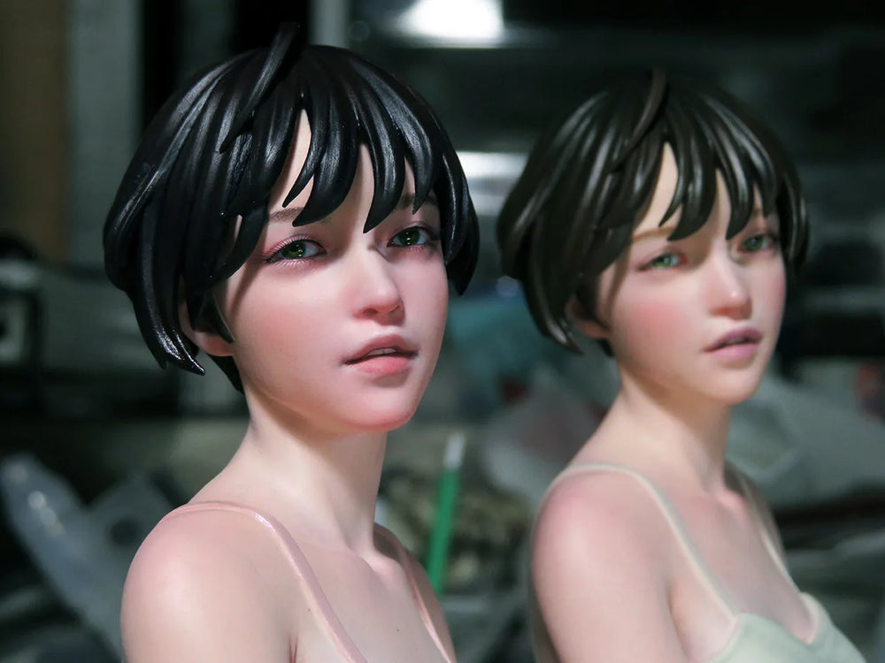 Female, Resin Model Bust Kit, Anime Theme, Unassembled and Unpainted