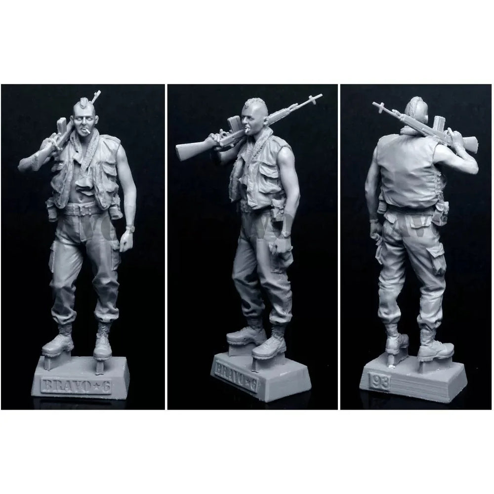 1/35 Vietnam War Southeast Asian Soldier, Resin Model Figure Kit, Unassembled and Unpainted