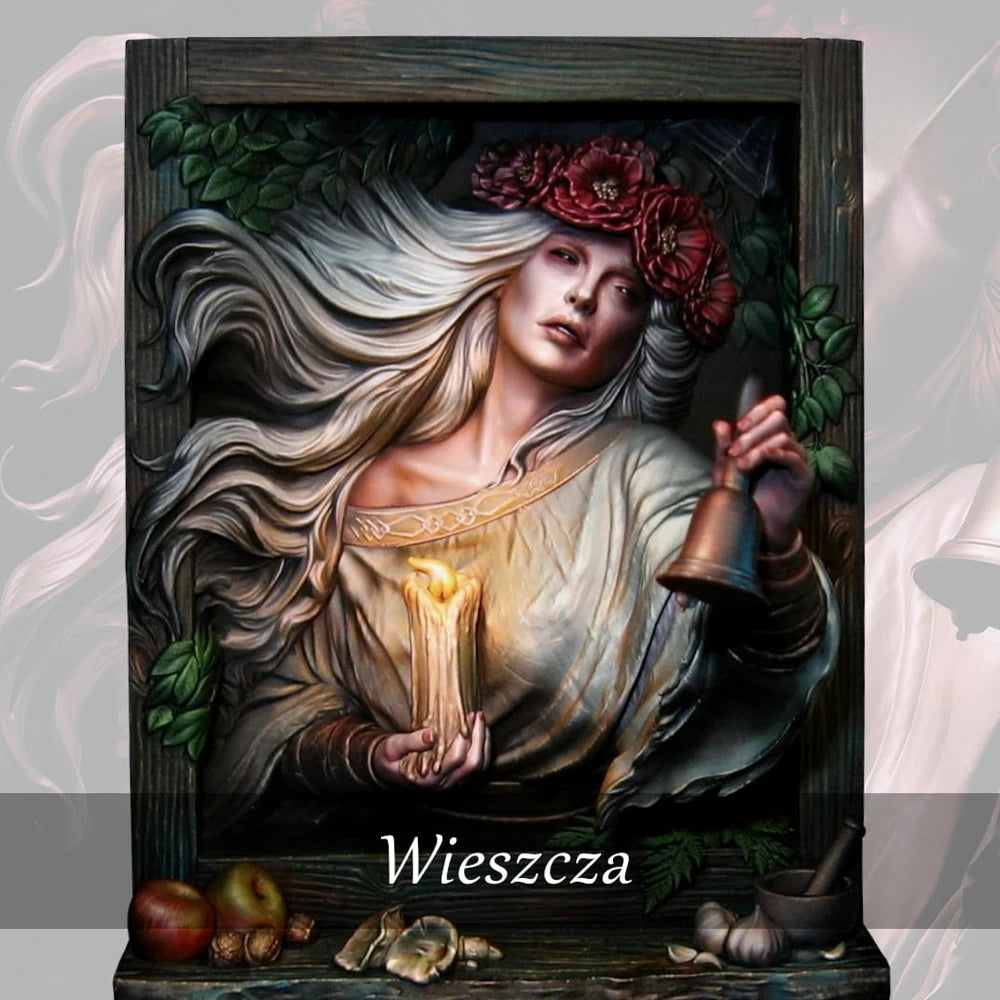 1/10 Wieszcza, Resin Model Bust Kit, Fantasy Theme, Unassembled and Unpainted