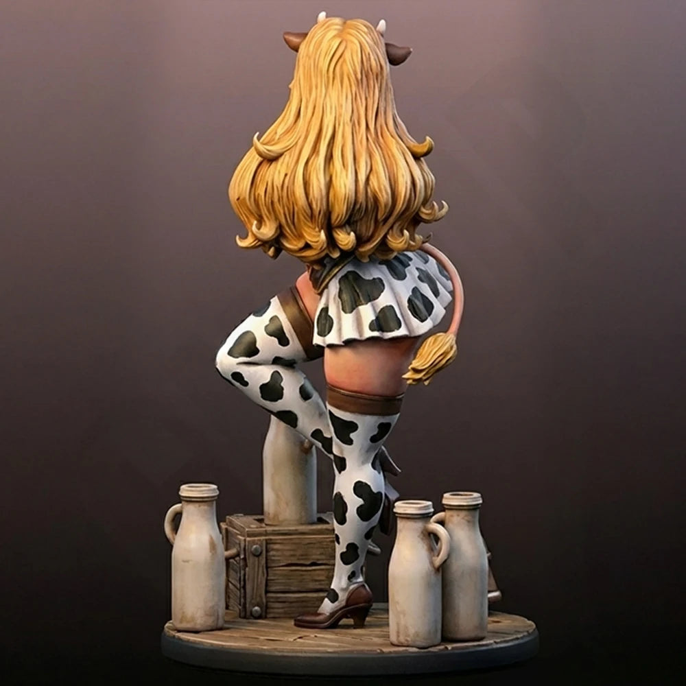 1/24 Milk Girl, Resin Model Figure Kit, Unassembled and Unpainted