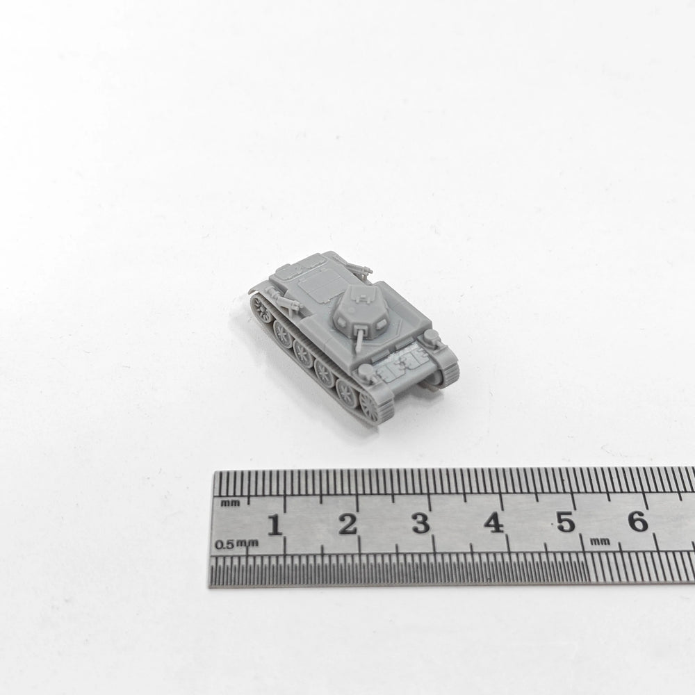 1/144 WWII Panzerkampfwagen II Ausf. (F), Resin Model Vehicle Kit, Unassembled and Unpainted
