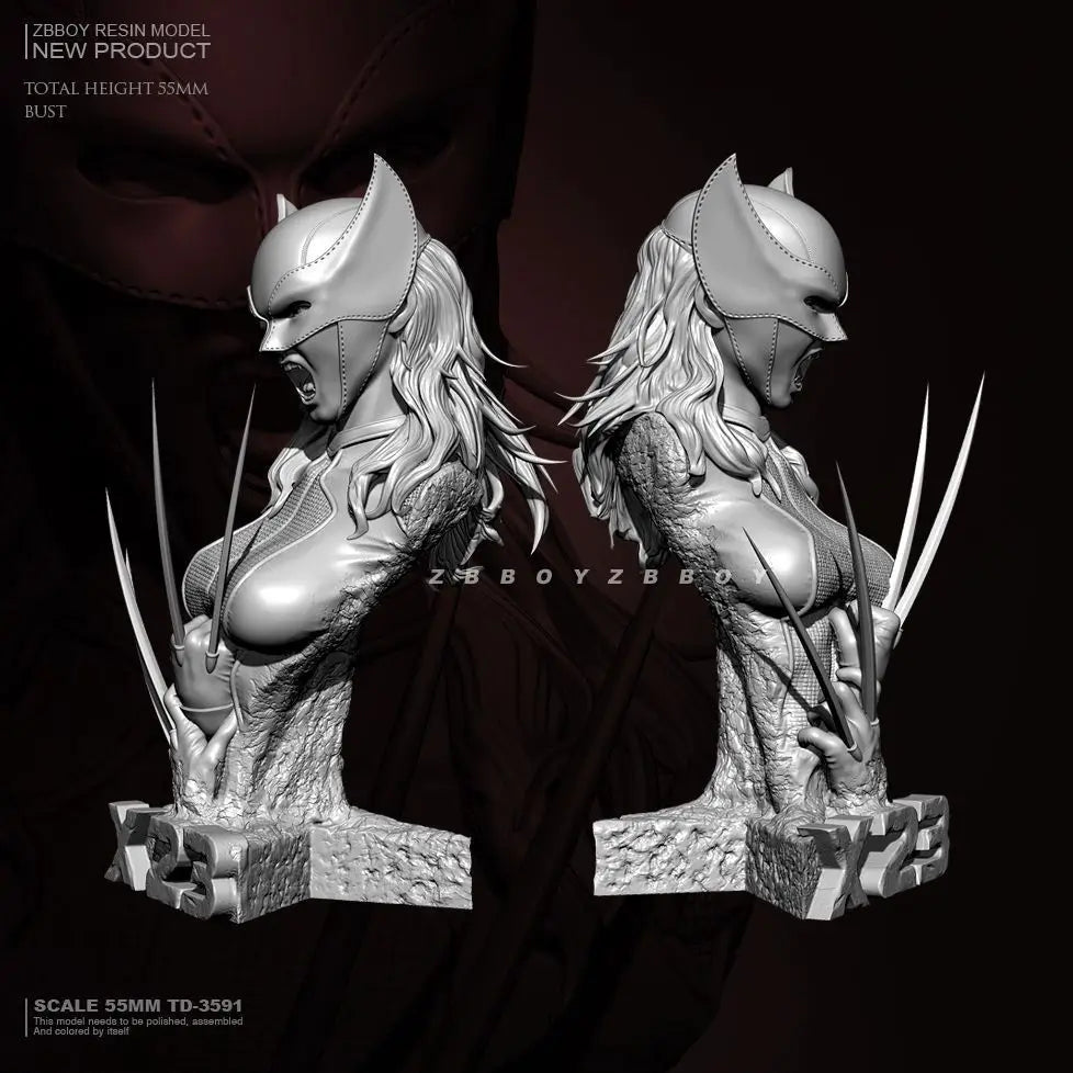 Wolverine Marvel Hero — 75mm Resin Bust