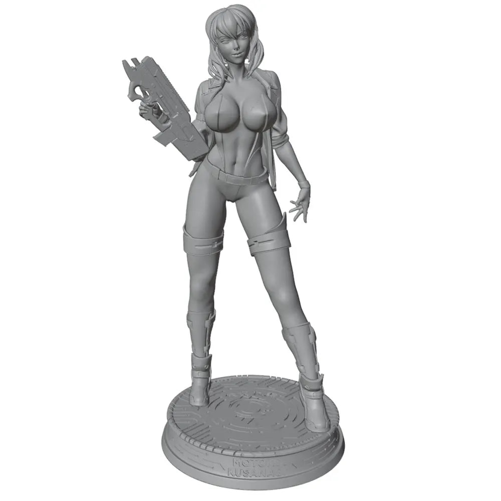 1/24 Female Samurai, Resin Model Figure Kit, Fantasy Theme, Unassembled and Unpainted