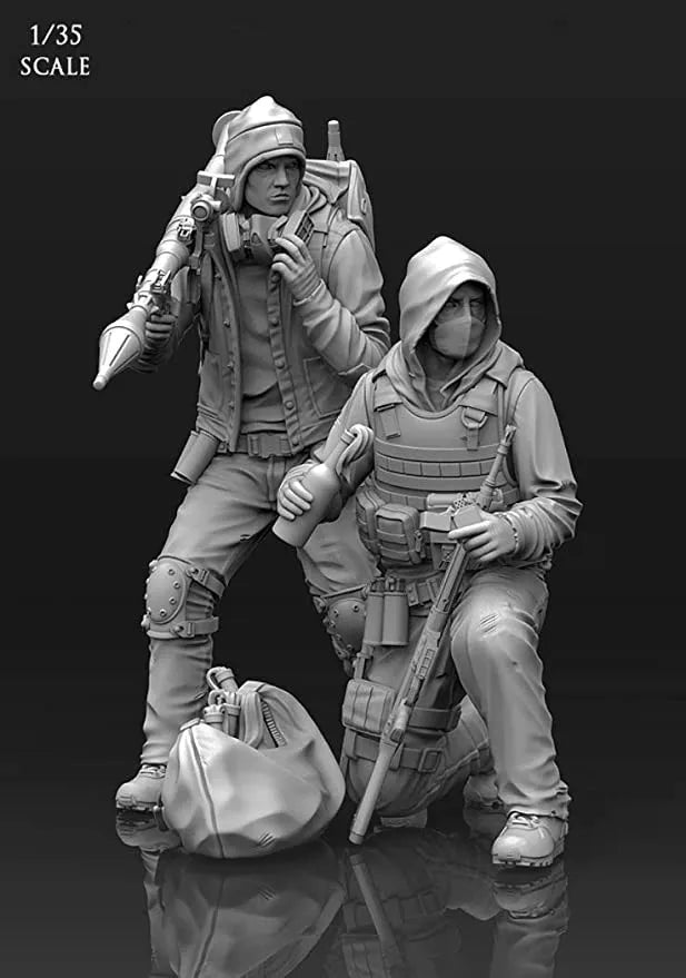 1/35 Modern Tactical Undercover Agent, Resin Model Figure Kit, Unassembled and Unpainted