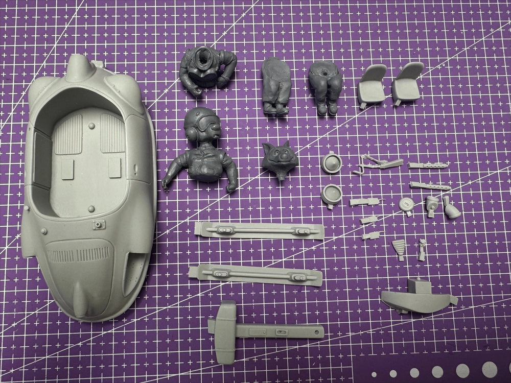 1/35 Scout Aircraft, Resin Model Aircraft Kit, Anime Theme, Unassembled and Unpainted