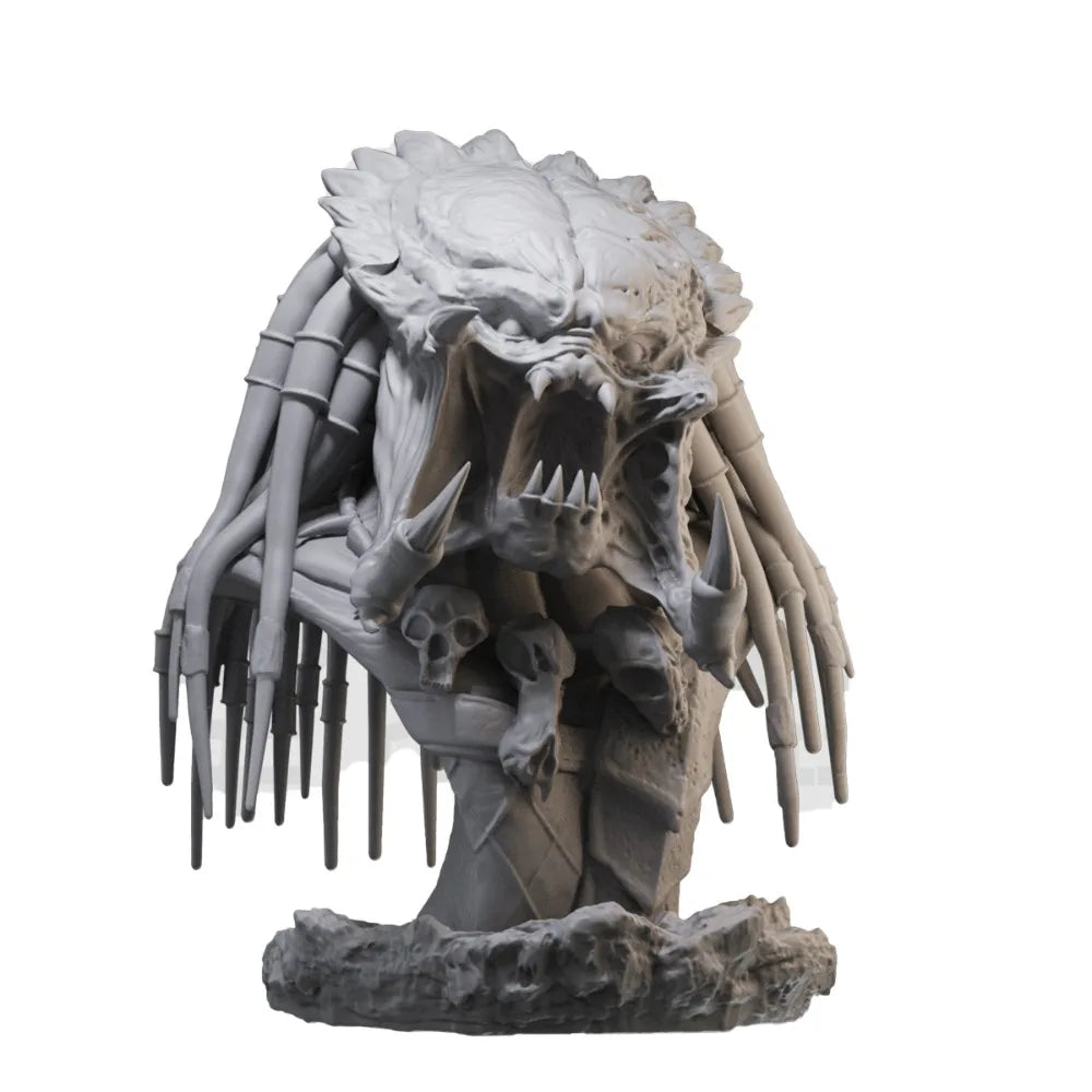 1/10 Lone Wolf Eldritch Creature, Resin Model Bust Kit, Fantasy Theme, Unassembled and Unpainted