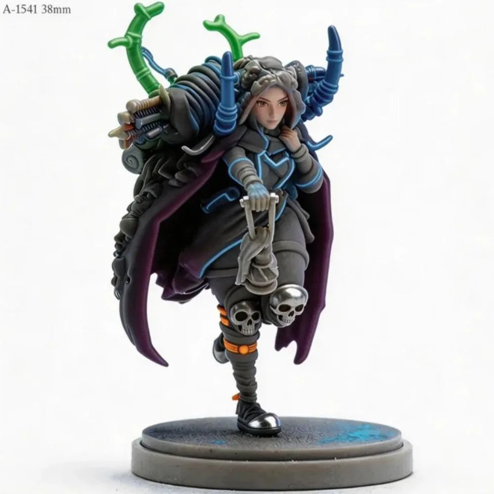 38mm Alchemist Mage, Resin Model Figure Kit, Fantasy Theme, Unassembled and Unpainted