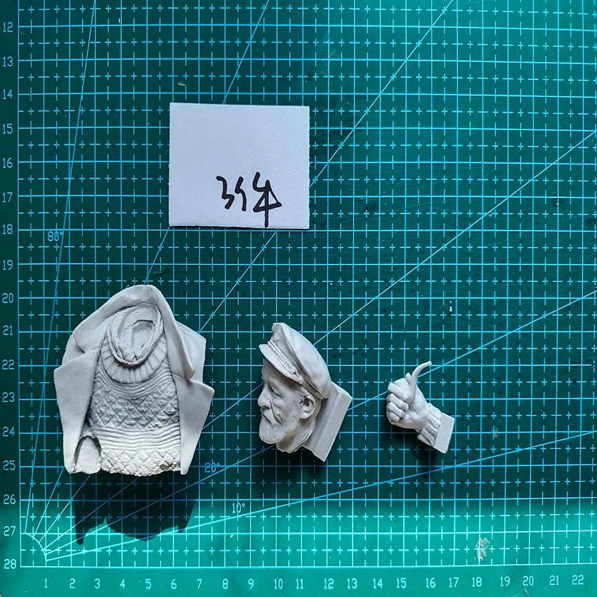 1/10 The Old Sailor, Resin Model Bust Kit, Historical Theme, Unassembled and Unpainted