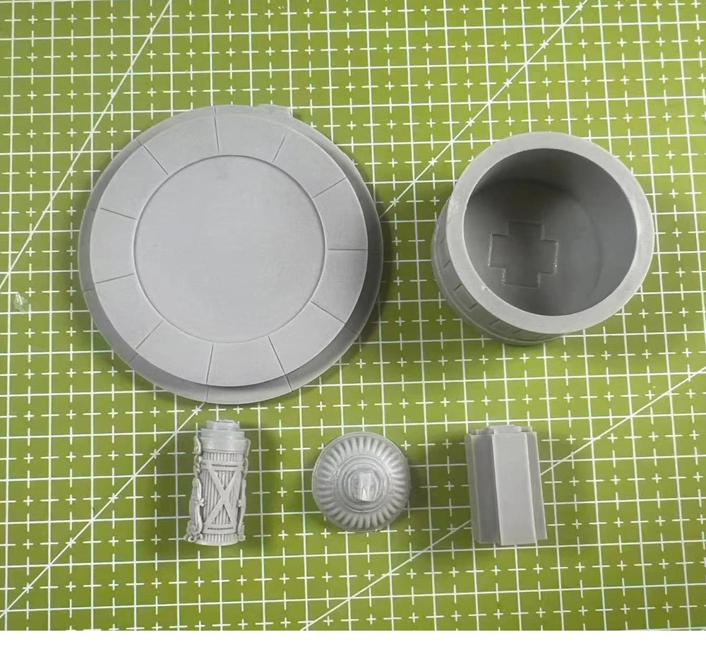1/35 Ornamental Fountain, Resin Model Terrain Kit, Historical Theme, Unpainted