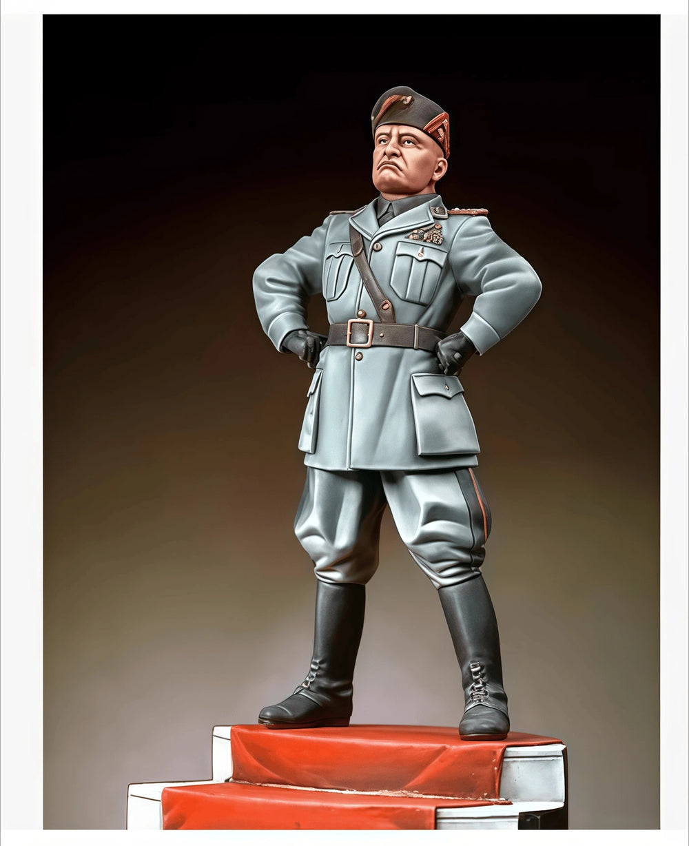 54mm WWI Commander, Resin Model Figure Kit, Unassembled and Unpainted