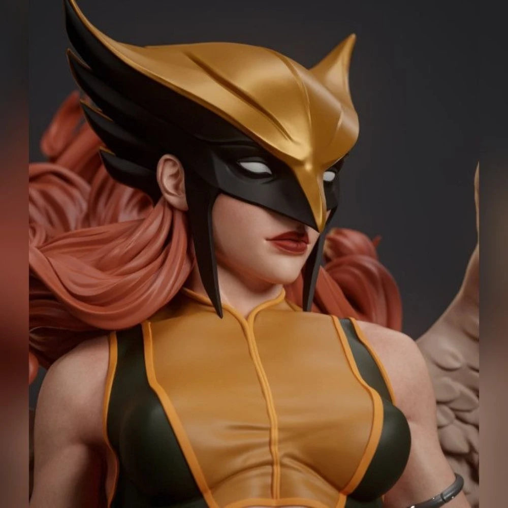 Winged Female Warrior, Resin Model Figure Kit, Fantasy Theme, Unassembled and Unpainted
