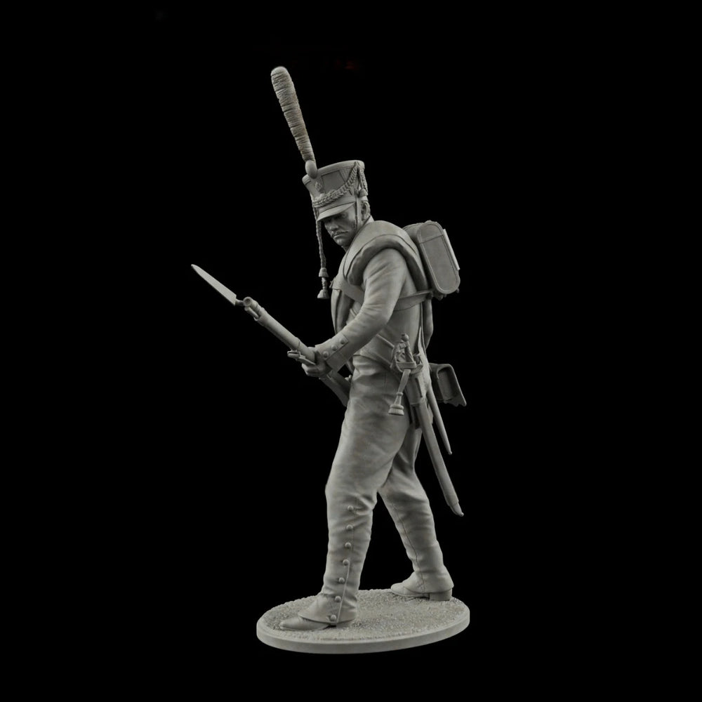 54mm Napoleonic Russian Grenadier, Resin Model Figure Kit, Unassembled and Unpainted
