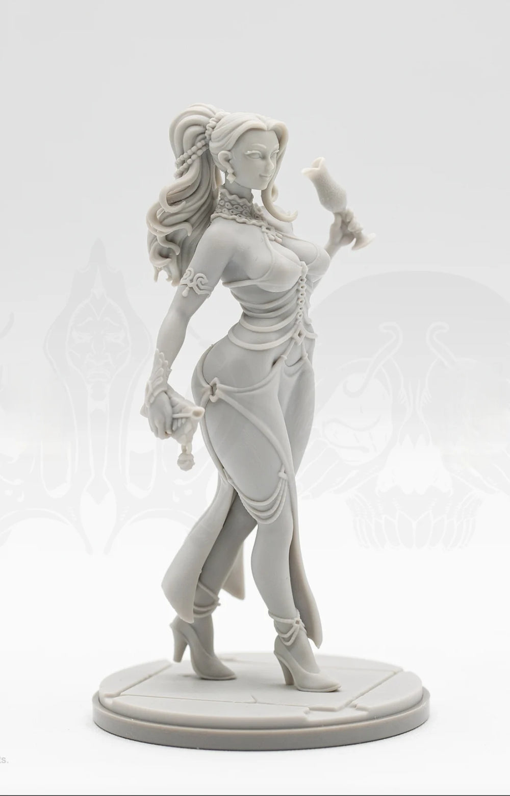 50mm Formal Anime Character, Resin Model Figure Kit, Anime Theme, Unassembled and Unpainted