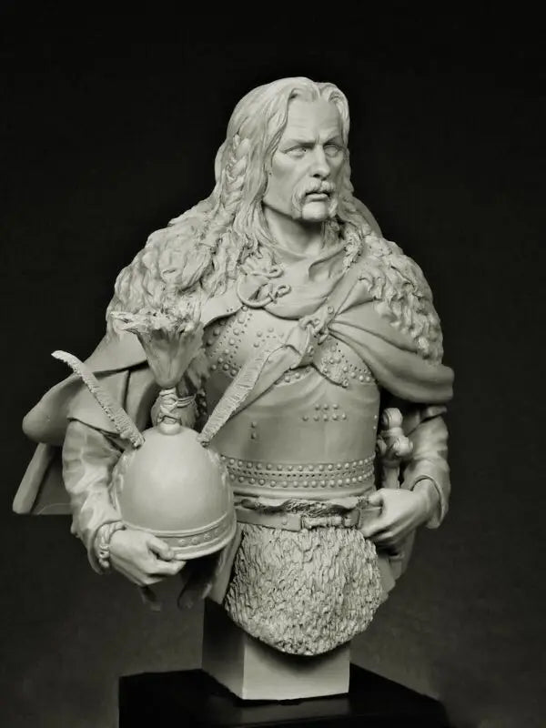 1/12 Medieval Fantasy Warrior, Resin Model Bust Kit, Fantasy Theme, Unassembled and Unpainted