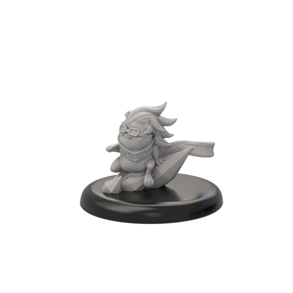 30mm Female Warriors & Demons, 5 Figures, Resin Model Figure Kit, Fantasy Theme, Unassembled and Unpainted