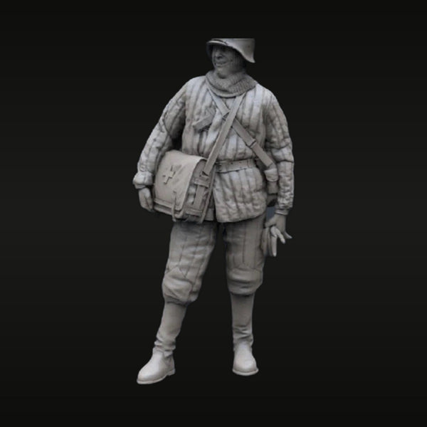 WWII Soviet Medic Winter Uniform 1943-1945 1/35 Resin Figure Kit