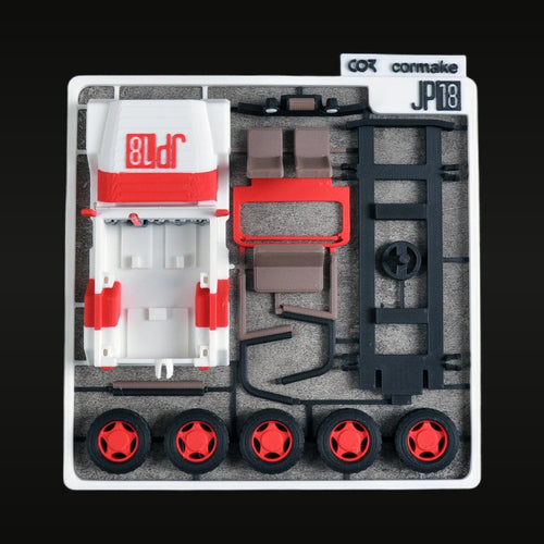 COX Cormake Red & White Off-Road Jeep 1/10 Resin Model Kit