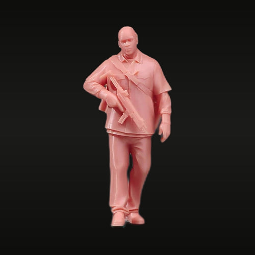 Modern Businessman with Briefcase 1/87 Scale Resin Figure Kit