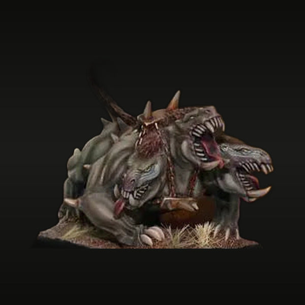 Cancerbero Netherhound Three-Headed Beast 28mm Resin Figure Kit