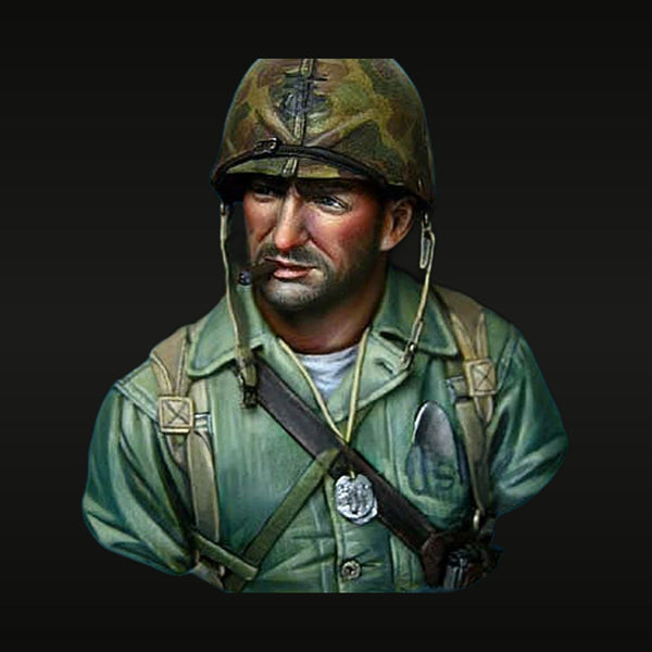 WWII US Marine Iwo Jima 1945 1/10 Scale Resin Bust