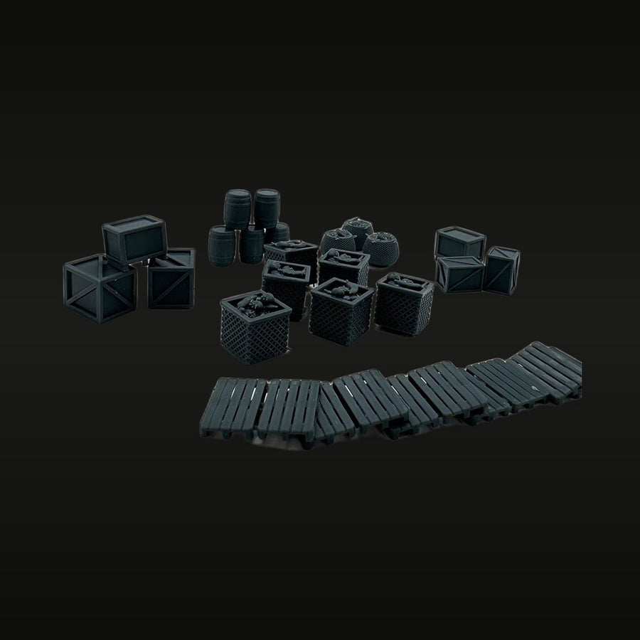 Z Market Items Railway Station 1/220 Resin Diorama Kit - unpainted resin model kit