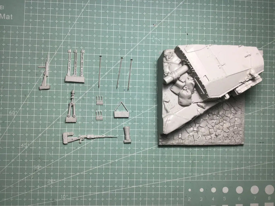 1/35 Resin Model Figure GK， Unassembled and Unpainted Kit