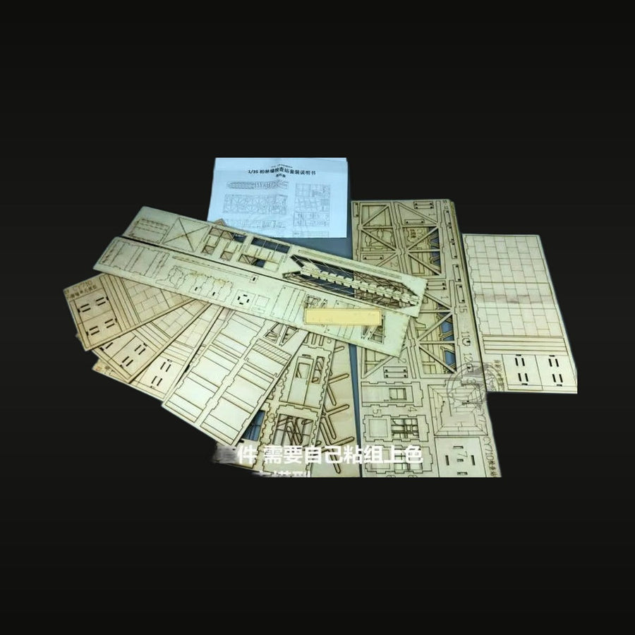 1/35 Modern Military Checkpoint Barriers (Resin Terrain) - resin model view 4