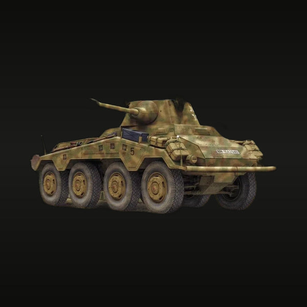 WWII German Sd.Kfz.234/2 Puma Armored Car 1/35 Resin Vehicle Kit
