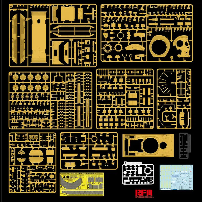 1/35 Ryefield Model Building Kits Rm-5142 M551 Light Tank Sheridan Vietnam War
