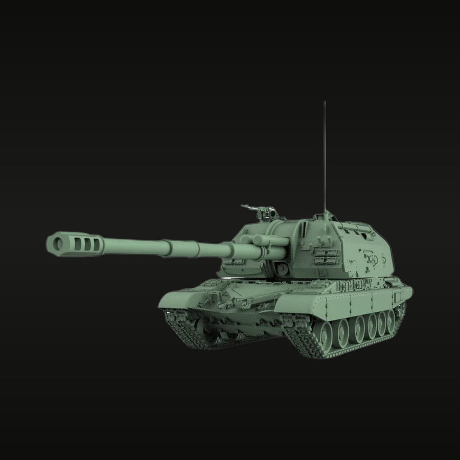 Russian 2S19 Msta-S Self-Propelled Howitzer 1/35 Resin Vehicle Kit - unpainted resin model kit