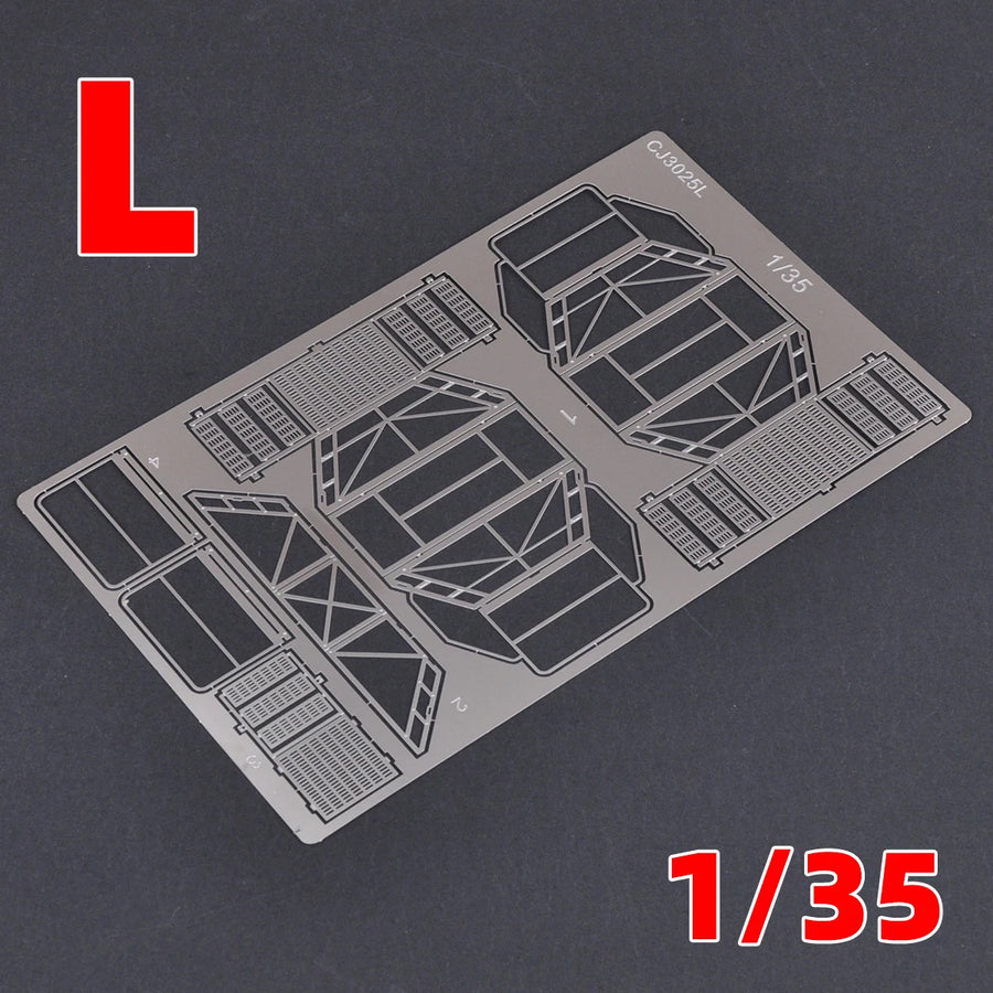1/35 Photo Eatch Scale Model Kit Maintenance Ladders Climbing Ladder Platform Ottoman Warning Signs Sand Table Diorama Models
