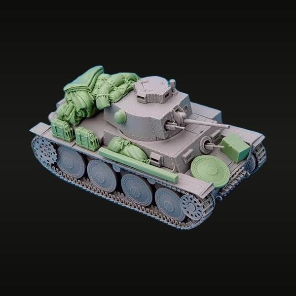 WWII German Panzerkampfwagen 38(t) Tank 1/35 Resin Vehicle Kit