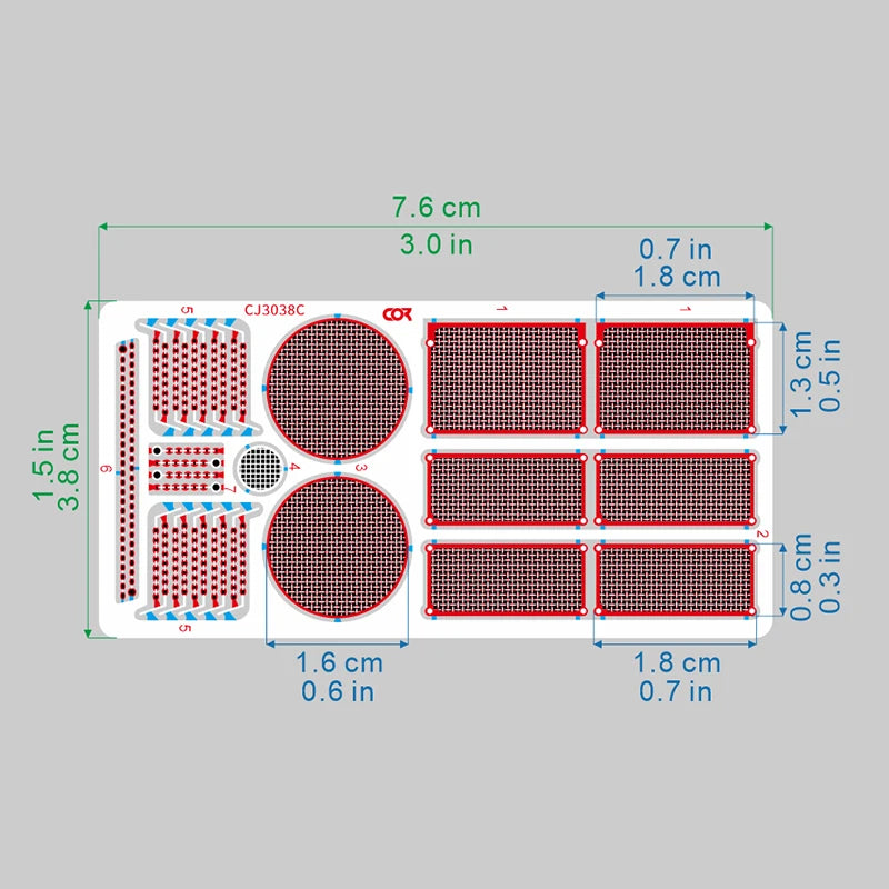 1/35 Photo Eatch Scale Model Kit Panther Tank G/F/II/2 Engine Air Intake Grille Intake Hood Grid Modified Parts Part Accessory
