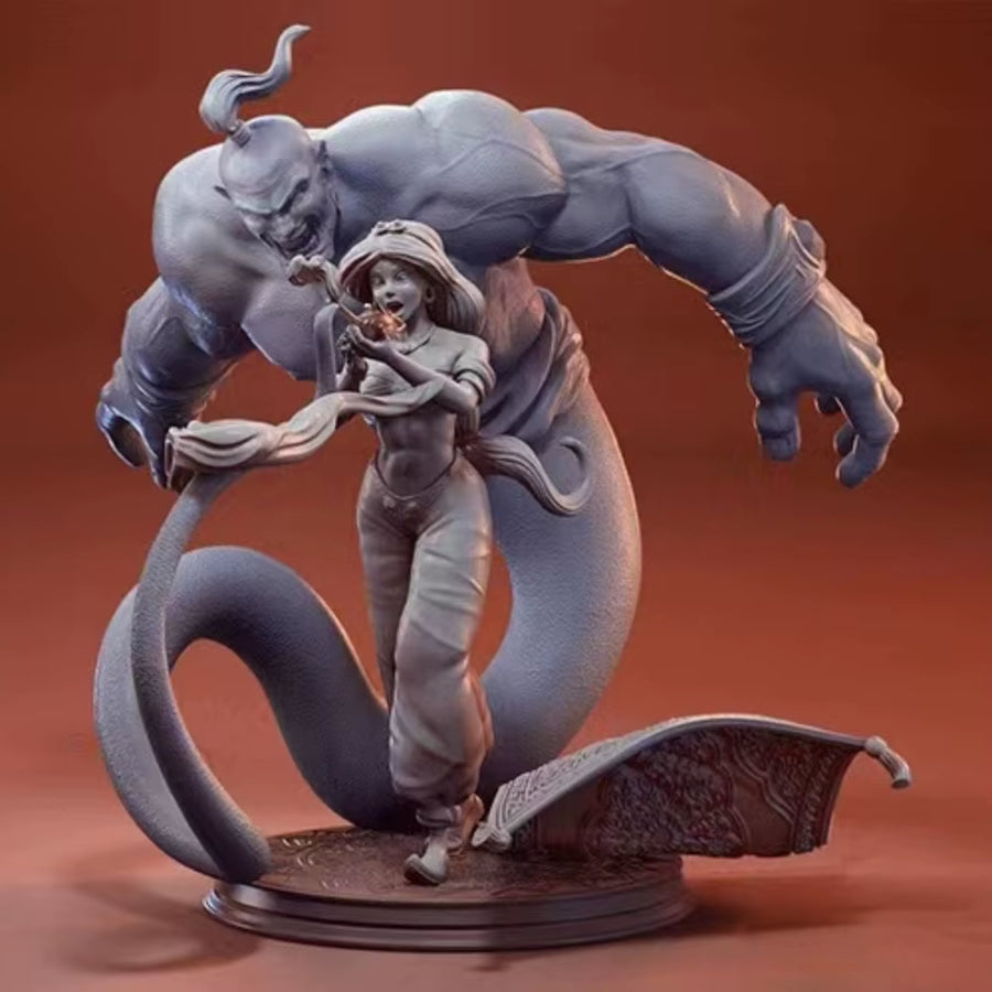 Fantasy Male Monster/Creature 1/24 Resin Figure Kit - resin model view 2