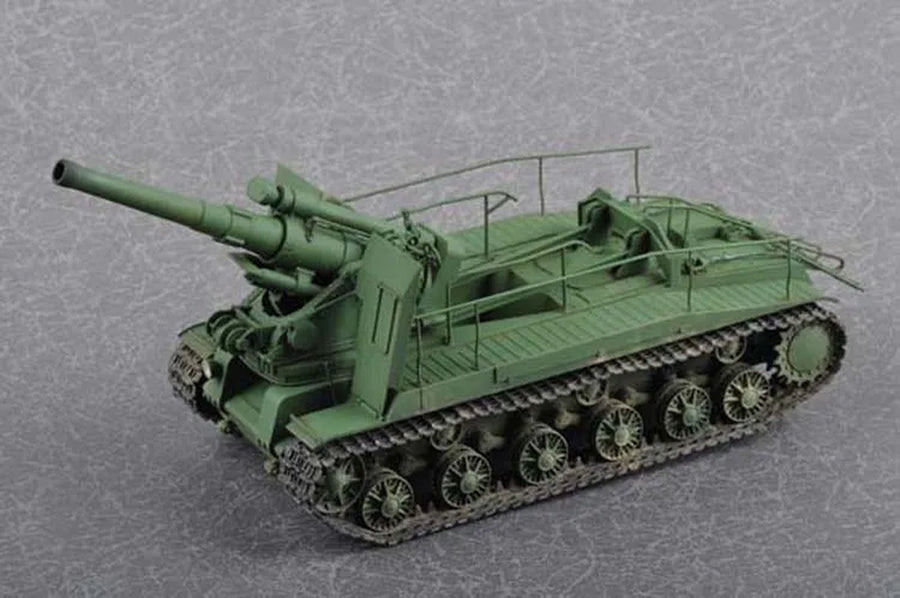 Trumpeter 05583 1/35 Russia S-51 Self-Propelled Gun SPG Military Children Toy Handcraft Plastic Assembly Model Building Kit Toy