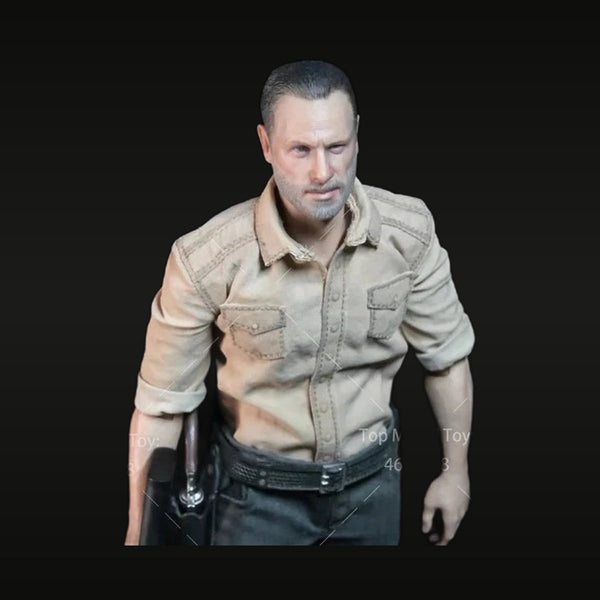 Modern Male Character with Revolver 1/12 Resin Figure Kit