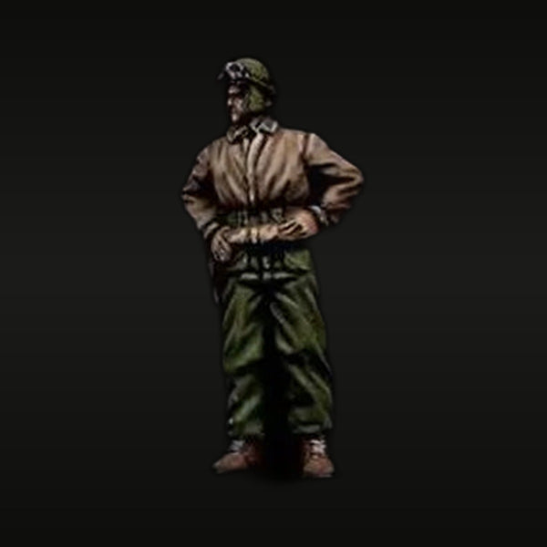US WW2 Tank Crew 6 Figure Set 1/72 Resin Kit