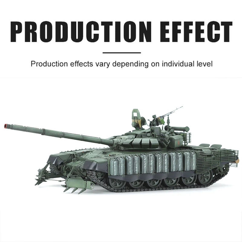 MENG Assembled Tank Scale Model Kit TS-053S Russian T-72B3M Main Battle Tank with KMT-8 Minesweeper System Limited Edition 1/35