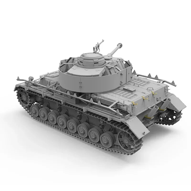 Model Assembling Scale Model Kit BT-025 Pz.Kpfw.Iv Ausf.J Eaely/ Mid & Rail Way Flatbed Ommr 1/35 Scale